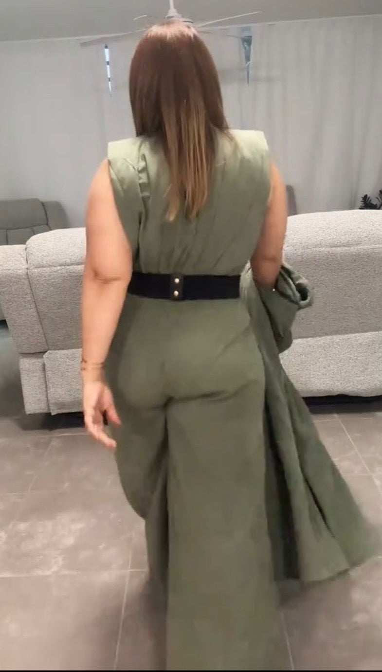 Jumpsuit cuello alto