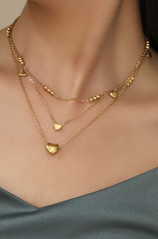 Collar con corazón