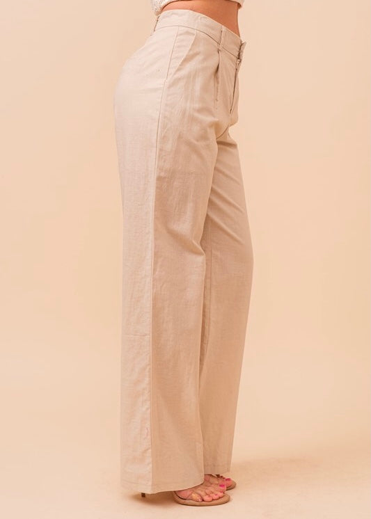 Pantalón anchos de algodón ligero
