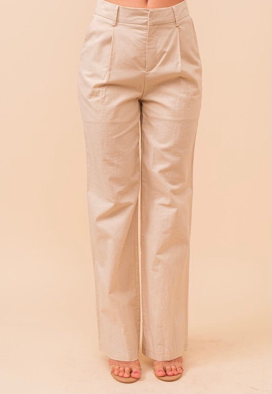 Pantalón anchos de algodón ligero