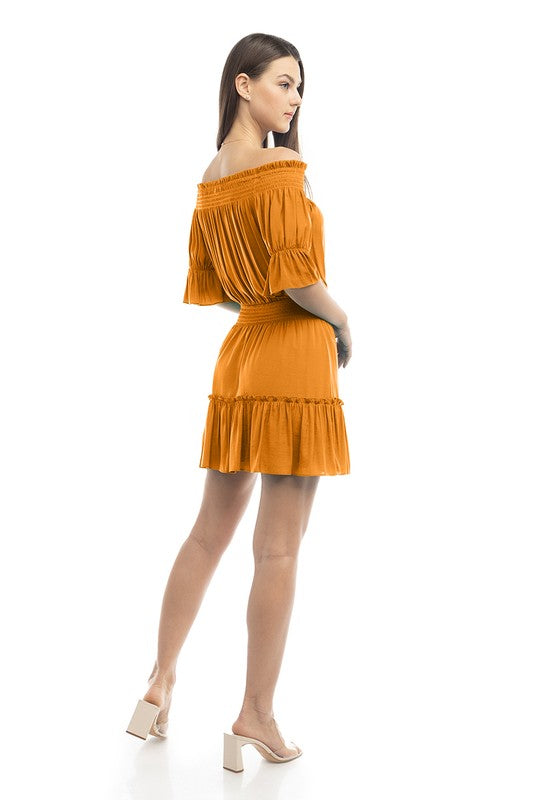 Vestido fruncido