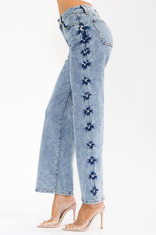 Pantalón mezclilla clara